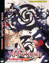 Dvd Anime ~English Dubbed~ Jujutsu Kaisen (Volume 1-24 End + The Movie) - £57.40 GBP