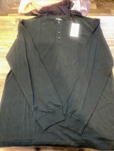Men&#39;s Long Sleeve Henley T-Shirt - Goodfellow &amp; Co Dark Green. Size Smal... - £13.23 GBP