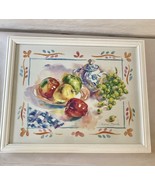 White Framed Water Color Print By Andrea Brooks 22 X 18 - $16.83