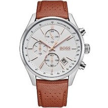 Nouveau Véritable Hugo Boss HB1513475 Grand Prix Bracelet Marron Et Cadran... - £100.48 GBP