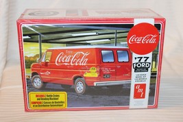1/25 Scale AMT, Coca-Cola 1977 Ford Van Model Kit, #1173M/12 BN Sealed Box - $60.00