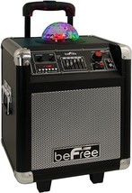 beFree Sound Projection Party Light Dome 6.5 Inch Subwoofer Bluetooth Portable P - £156.80 GBP