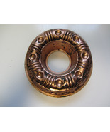 Vintage 3-1/2 CUP Copper Tone Jello Mold, Bundt Cake Pan Decorative - £7.82 GBP