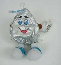 NWT Vintage 1999 Silver Hershey Kiss Candy 7&quot; Soft Plush Stuffed Doll - £11.62 GBP