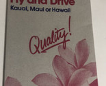 Vintage Hawaiian Air Brochure Honolulu Hawaii BRO13 - £9.34 GBP