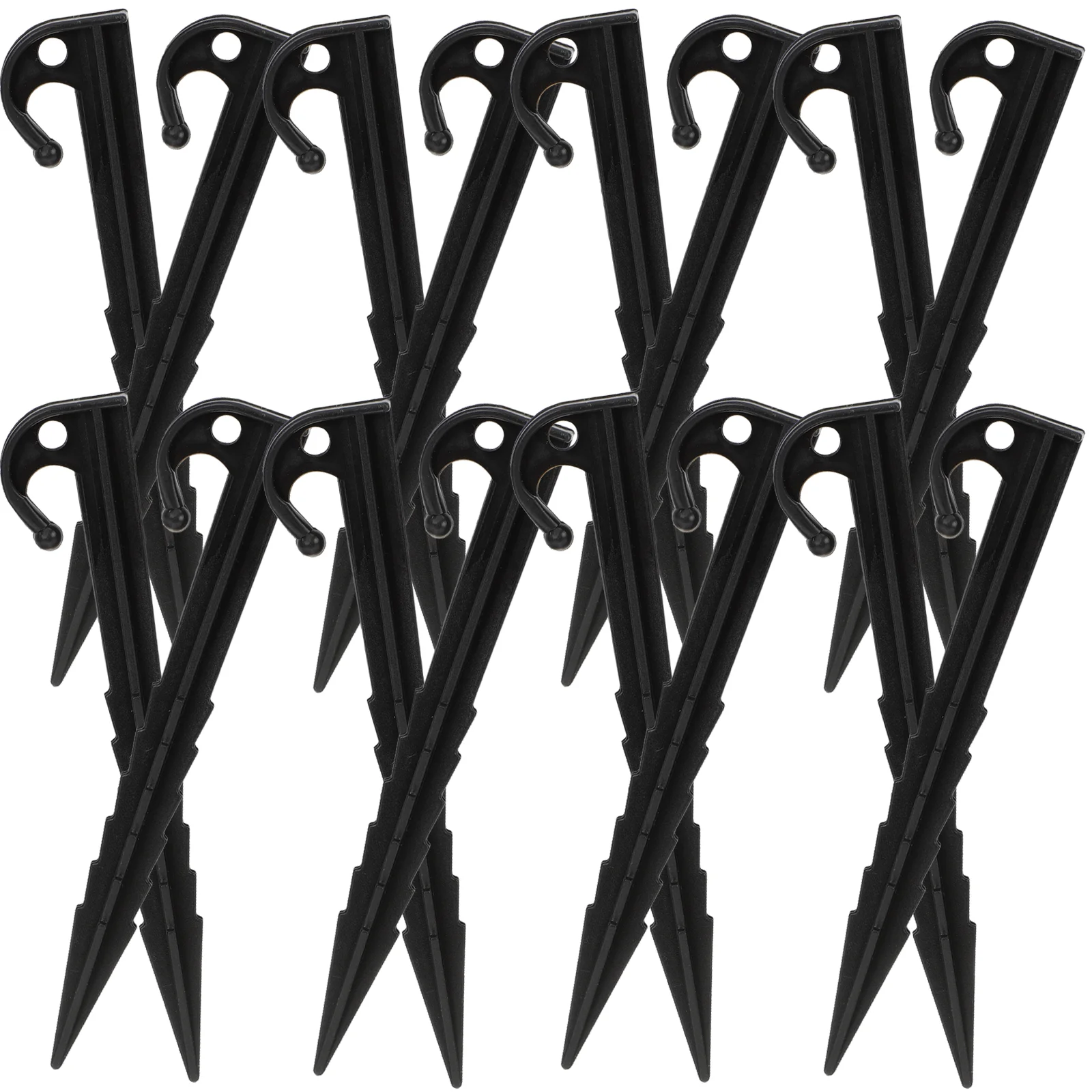 25 Pcs Garden Nails Tent Stake Heavy Duty Outdoor Camping Tool Inflatable Pegs - £13.72 GBP