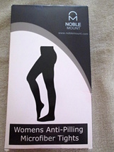 NIB Women’s Anti-Piling Microfiber Tights XL by Noble Mount Brown - £10.35 GBP