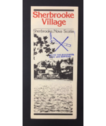 Sherbrooke Village Nova Scotia Canada Brochure Guide Souvenir Map 1990s - $10.00