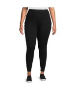 Terra &amp; Sky Women&#39;s Plus Size High Rise Skinny Jeggings 5X (32W-34W) Black - $276.11 MXN