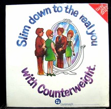Vtg Slim Down To The Real You With Counterweight Exercise Diet Fitness Lp Record - £13.19 GBP
