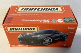 NEW Mattel HFV39 Matchbox Power Grabs 2020 CORVETTE C8 20/100 Die-Cast V... - $8.42