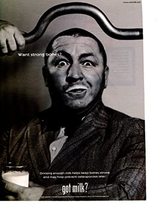 Three Stooges Got Milk ad 1 page original clipping magazine photo #N3295 - £4.69 GBP