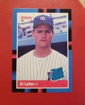 1988 Donruss Al Leiter Rated Rookie Rc #43 New York Yankees Free Shipping - £1.36 GBP