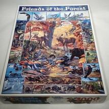 Friends of the Forest 1000 Piece Jigsaw Puzzle White Mountain 2005 Complete - $21.95