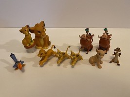 Disney Lion King Toy Lot 10 Pieces Simba Nala Pumba Timon Zazu - £10.57 GBP