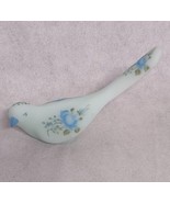 Fenton Blue Burmese Bird of Happiness Satin Figurine Hand Painted Beth T... - £28.86 GBP