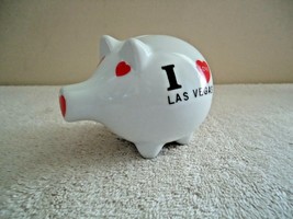 Vintage Small &quot; I Love Las Vegas &quot; Pig Themed Piggy Bank &quot; Beautiful Collectible - £12.69 GBP