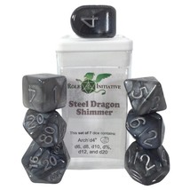 Role 4 Initiative 7-Set Steel Dragon Shimmer with Arch&#39;d4 - £10.23 GBP