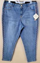 Knox Rose Women&#39;s Denim Pants Jeans, High Rise Size 20W, Plus Size Women&#39;s Jeans - £11.77 GBP