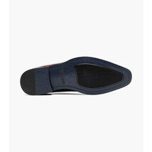 Stacy Adams Shaffer Plain Toe Oxford Shoes Calf Leather Navy Multi 25763-492 image 3
