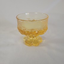 Vintage Tiffin Franciscan Madeira Cornsilk Yellow Goblet Champagne/Sherb... - $9.89