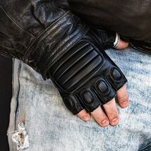 Men HalfFinger Driving Touch Gloves No Import Duties Tariffs for USA Cus... - $17.99