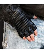 Men HalfFinger Driving Touch Gloves No Import Duties Tariffs for USA Cus... - $17.99