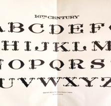 1899 16th Century Style Font Victorian Lettering Example Penmanship DWH5A - $549.97 MXN