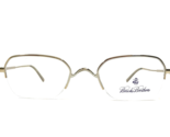 Brooks Brothers Eyeglasses Frames BB1013 1001 Light Gold Rectangular 48-... - $112.31