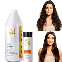 8% Brazilian Keratin 34oz Damaged Hair Straightening Repair Treatment + Shampoo - £67.22 GBP