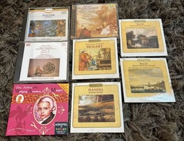Lot Of 8 Classical CDS: Bach - Mozart - Wagner - Handel Great Condition - £19.03 GBP