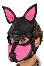 SMU Leather Mascarade halloween Mask Pink 20 - $144.95