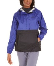 allbrand365 designer Womens Hooded Packable Jacket,Size Small,Royal Night/Black - £79.05 GBP