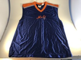Vintage New York Mets Men’s M Lee Sport Blue MLB Tank Muscle Shirt - £15.76 GBP