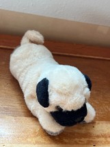 Small Wild Republic Cream &amp; Black Plush Pug Puppy Dog Stuffed Animal – 3.5 inche - £8.82 GBP