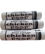 3 Tubes ChickenBone 100% Natural Moisturizing Lip Balm Free Range Chicke... - £12.34 GBP