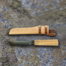 Kam Knife – P10 - Carbon Steel - Accacia Wood Handle - Fixed Blade Flat - $106.69 CAD