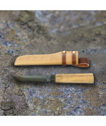 Kam Knife – P10 - Carbon Steel - Accacia Wood Handle - Fixed Blade Flat - $77.93