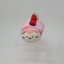 Anirollz Coosy Kittiroll Cat Plush with Strawberry Roll Cake Blanket Small 4” - £7.77 GBP