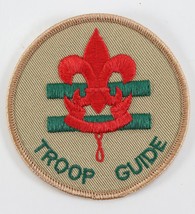 Vintage Troop Guide Insignia Round Boy Scouts BSA Position Patch - $11.69