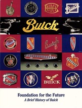 FOUNDATION FOR THE FUTURE: A BRIEF HISTORY OF BUICK (1997) 8 page Dealer... - £14.14 GBP