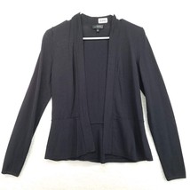 The Limited Womens Cardigan Sweater Size Small Black Open Front Flare Hem - £10.25 GBP