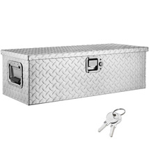 VEVOR Heavy Duty Aluminum Truck Bed Tool Box, Diamond Plate, 30"x13"x9.6... - $94.99