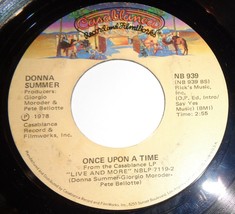 Donna Summer 45 RPM Record - Once Upon A Time / Mac Arthur Park A11 - £3.10 GBP