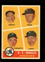 1960 Topps #465 Yankees Coaches Ex Yankees Nicely Centered *NY11019 - £19.26 GBP