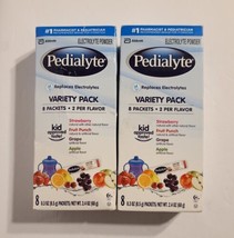 Pedialyte Electrolyte Drink Powder Sticks 2 x 8 Count Variety Packs 2.4oz 03/24 - £14.79 GBP