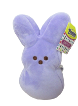 Marshmallow Peeps purple bunny rabbit Easter small plush stuffed toy beanbag NWT - £8.22 GBP