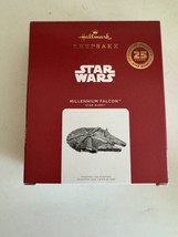 2021 Hallmark Disney Star Wars Millenium Falcon 25 Years Keepsake Ornament - £15.68 GBP