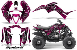 Yamaha Raptor 90 2016-2018 Graphics Kit Creatorx Decals Stickers Spiderx Pink - £108.98 GBP