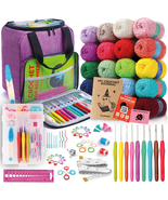 Learn to Crochet Kit for Beginners – Learn Fast &amp; Stay Organized with 20... - $997.00 MXN